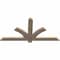 Ekena Millwork Redmond Smooth Timber Gable Bracket, Douglas Fir, 48"W x 24"H x 1 1/2"D x 3 1/2"F, 12/12 Pitch GBW048X24X0204RED00SDF - alternate 3